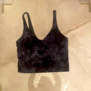 Lululemon Black and Grey Marble Align Tank. Size 6.